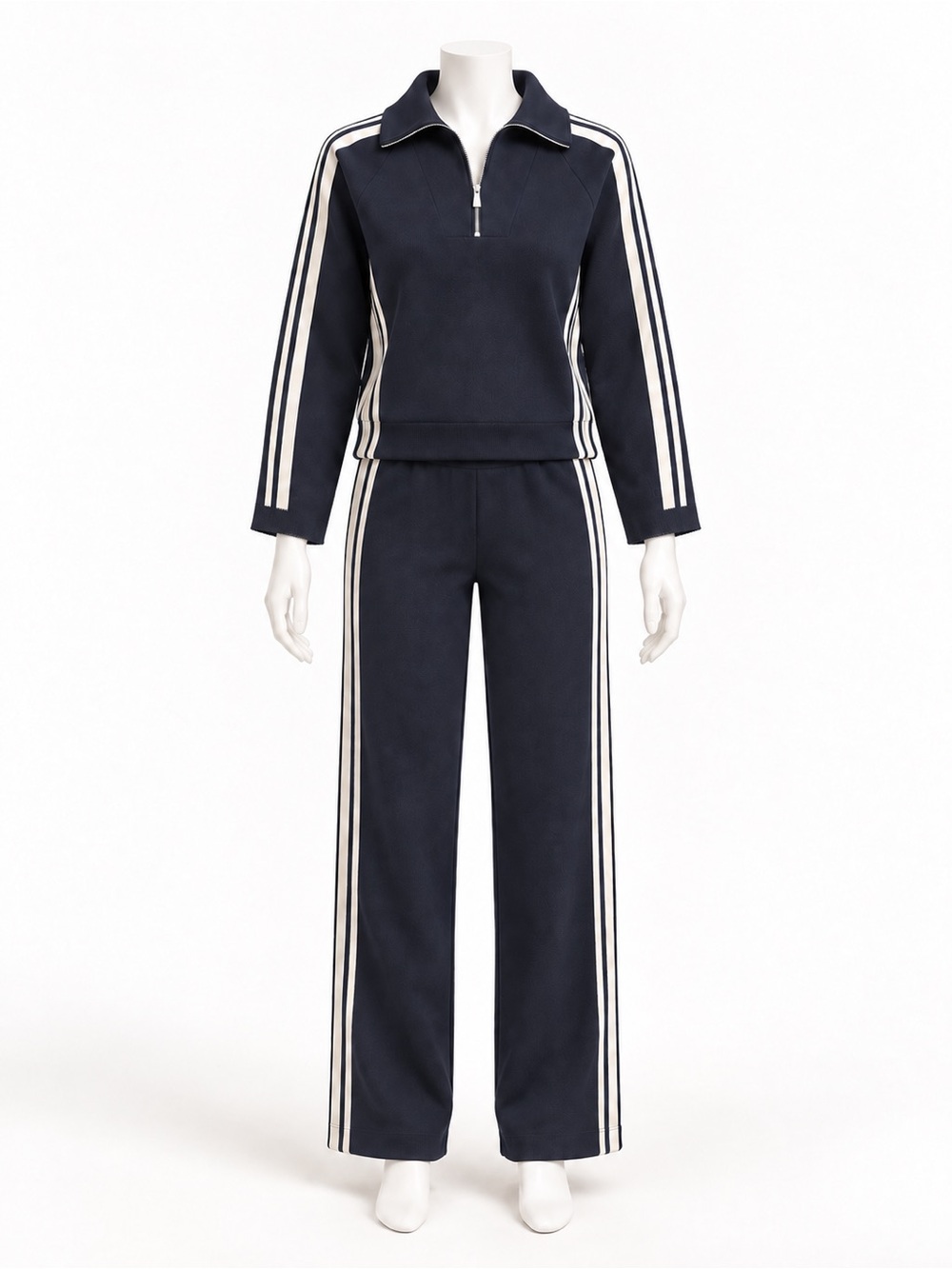 Haven Well Within Navy & Ivory Striped 2-Piece Set